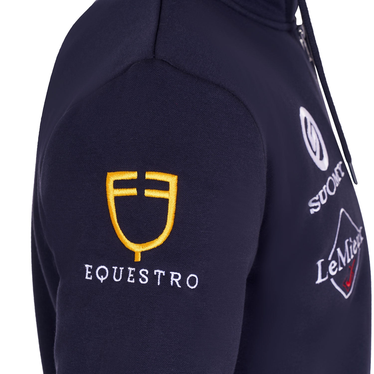 Felpa uomo Equestro con cappuccio Multilogo