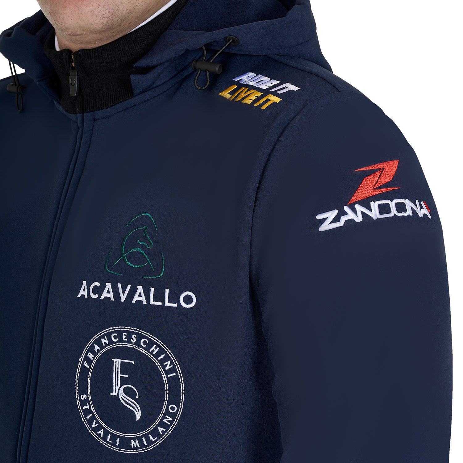 SoftShell Uomo Multilogo 2025 Equestro Stubben Acavallo Zandonà