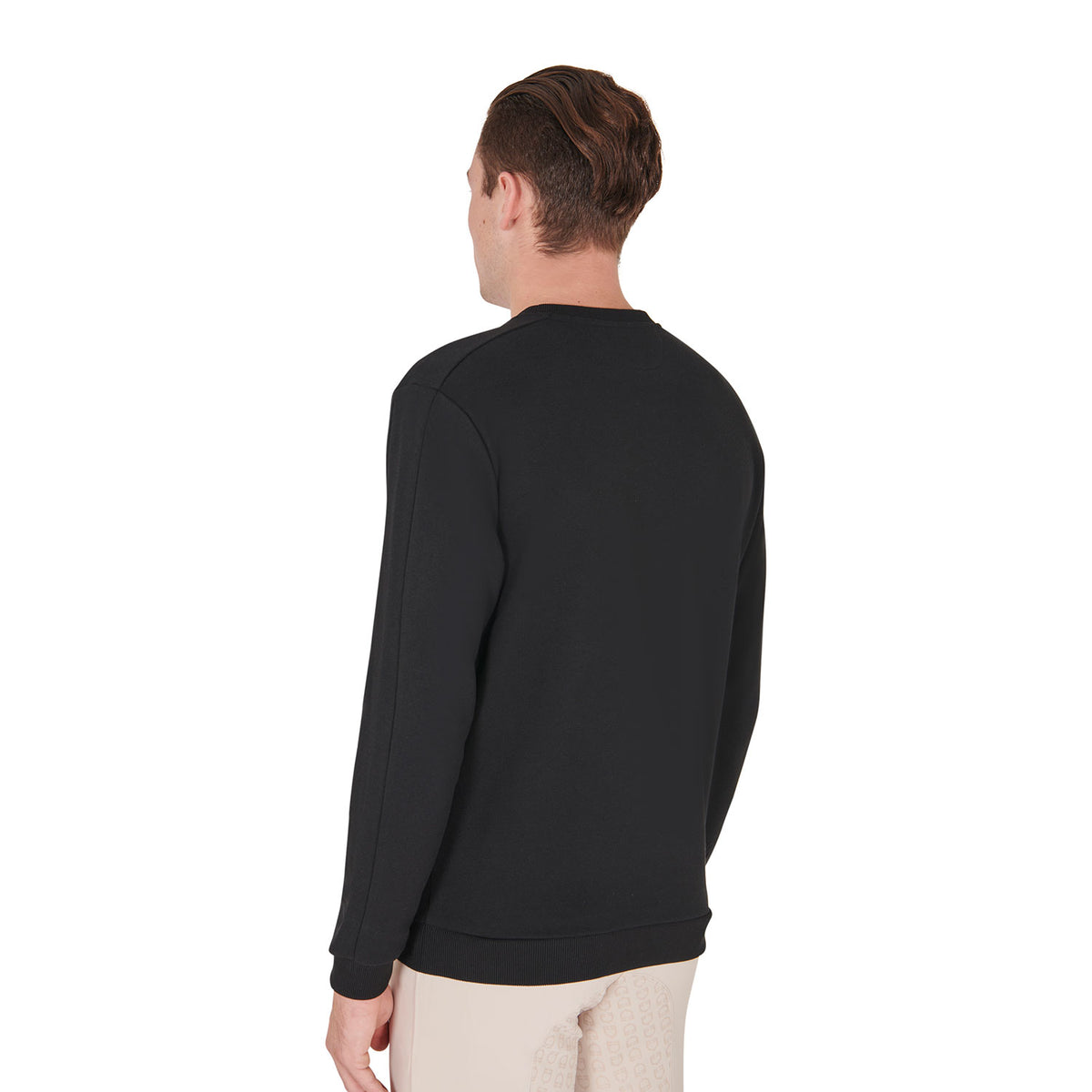 Equestro Felpa Uomo in Cotone con Logo