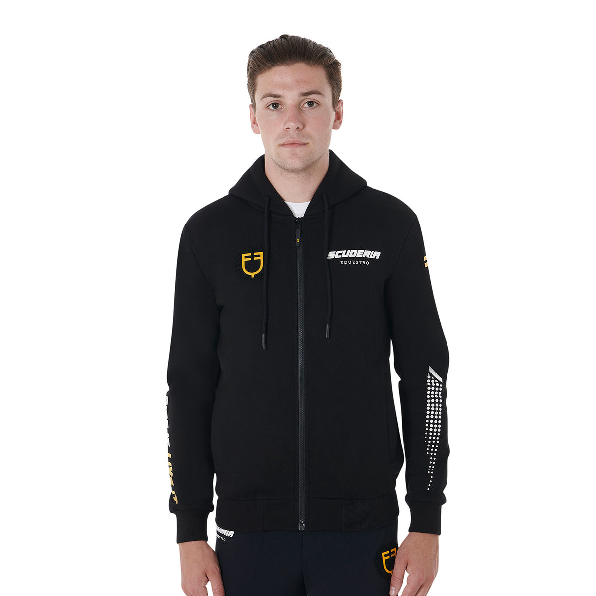 Equestro Felpa Uomo Cappuccio Scuderia Pile