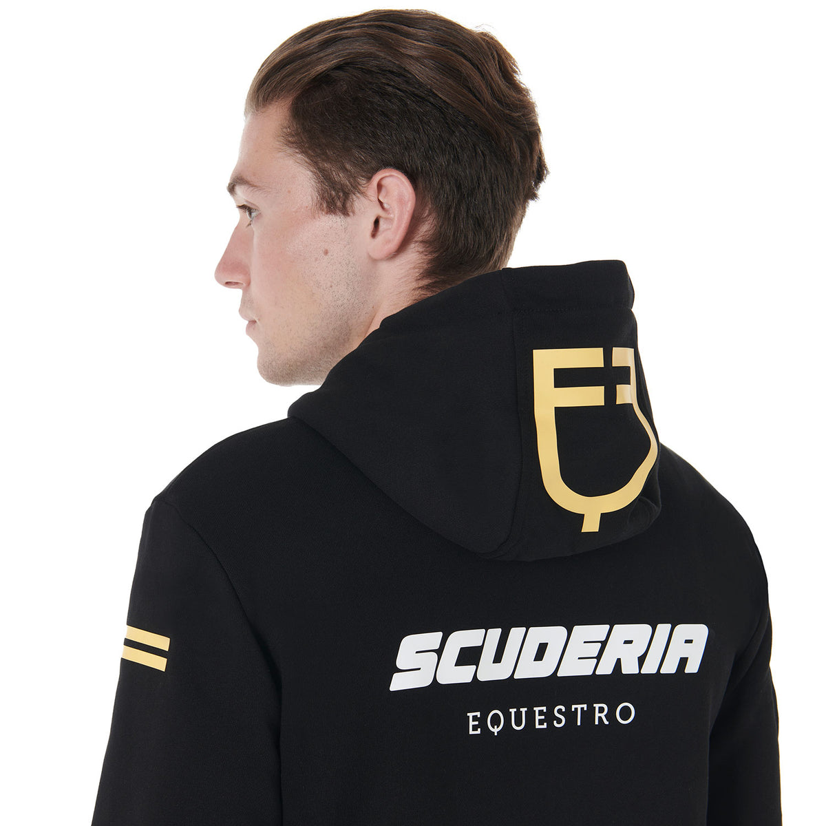 Equestro Felpa Uomo Cappuccio Scuderia Pile