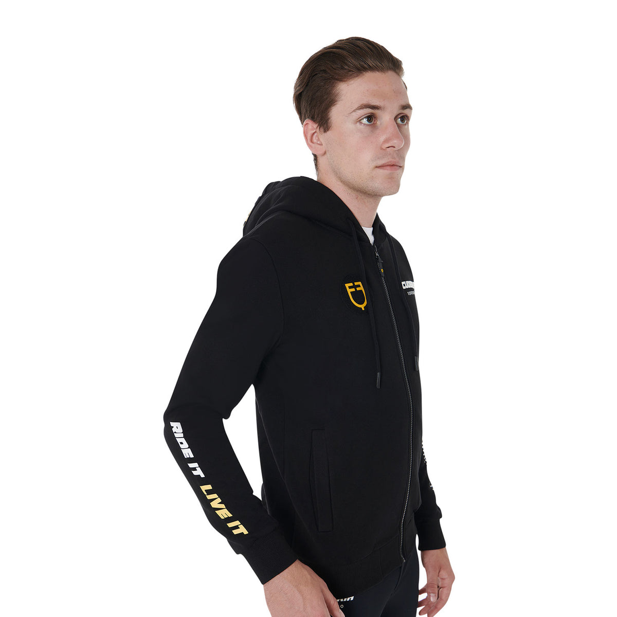 Equestro Felpa Uomo Cappuccio Scuderia Pile