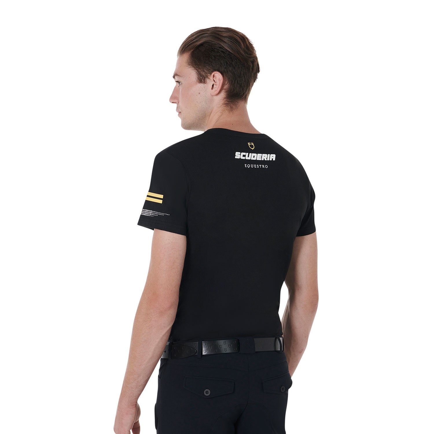 Equestro T Shirt Uomo Cotone Stretch Scuderia