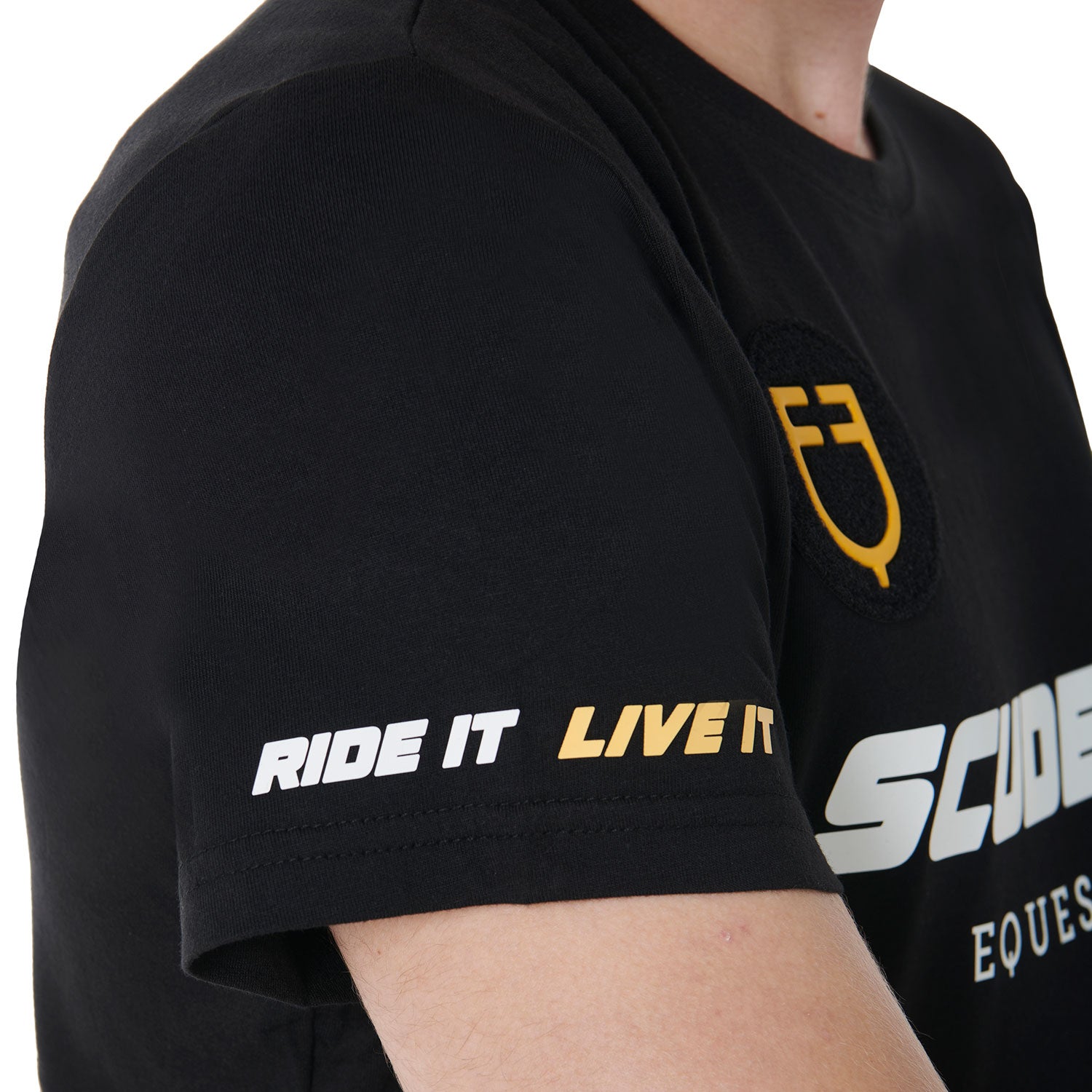 Equestro T Shirt Uomo Cotone Stretch Scuderia