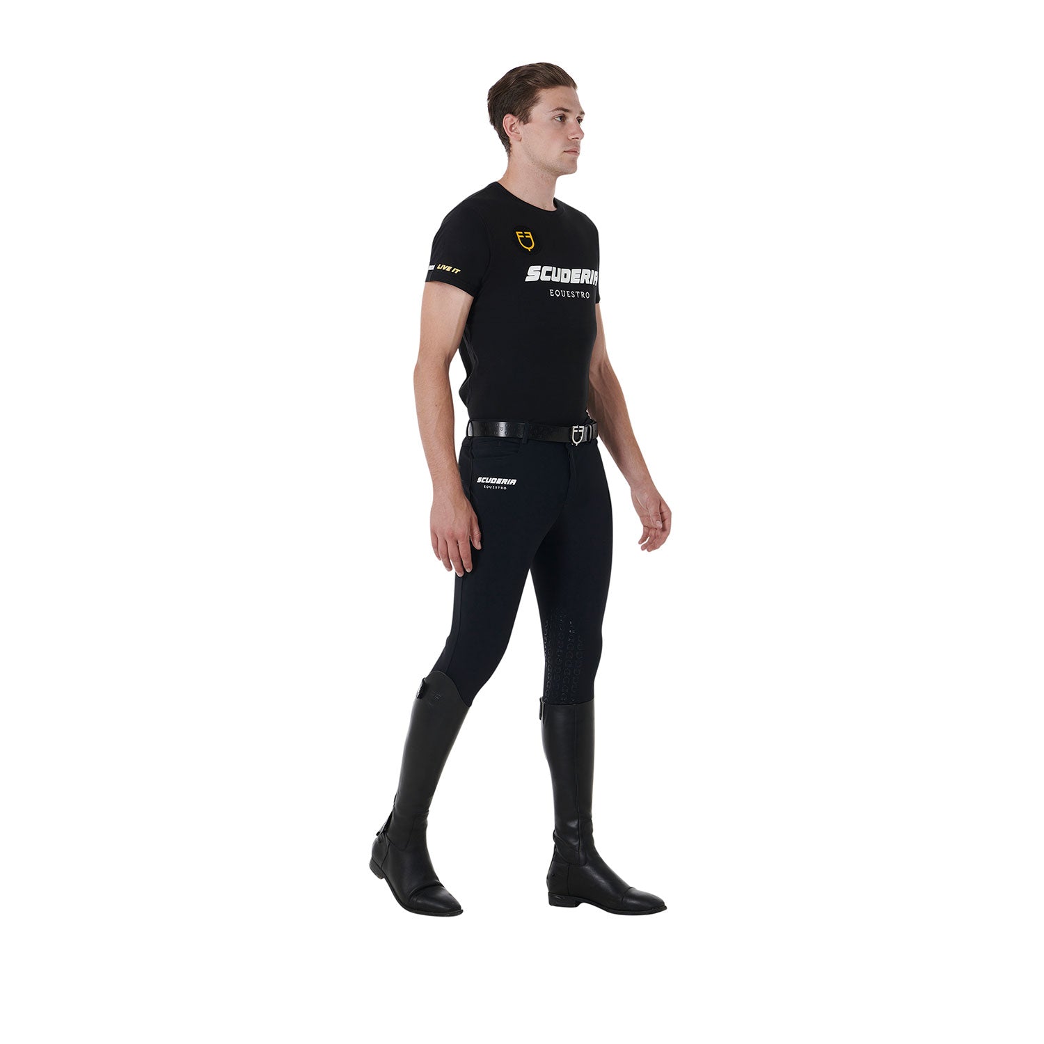 Equestro T Shirt Uomo Cotone Stretch Scuderia