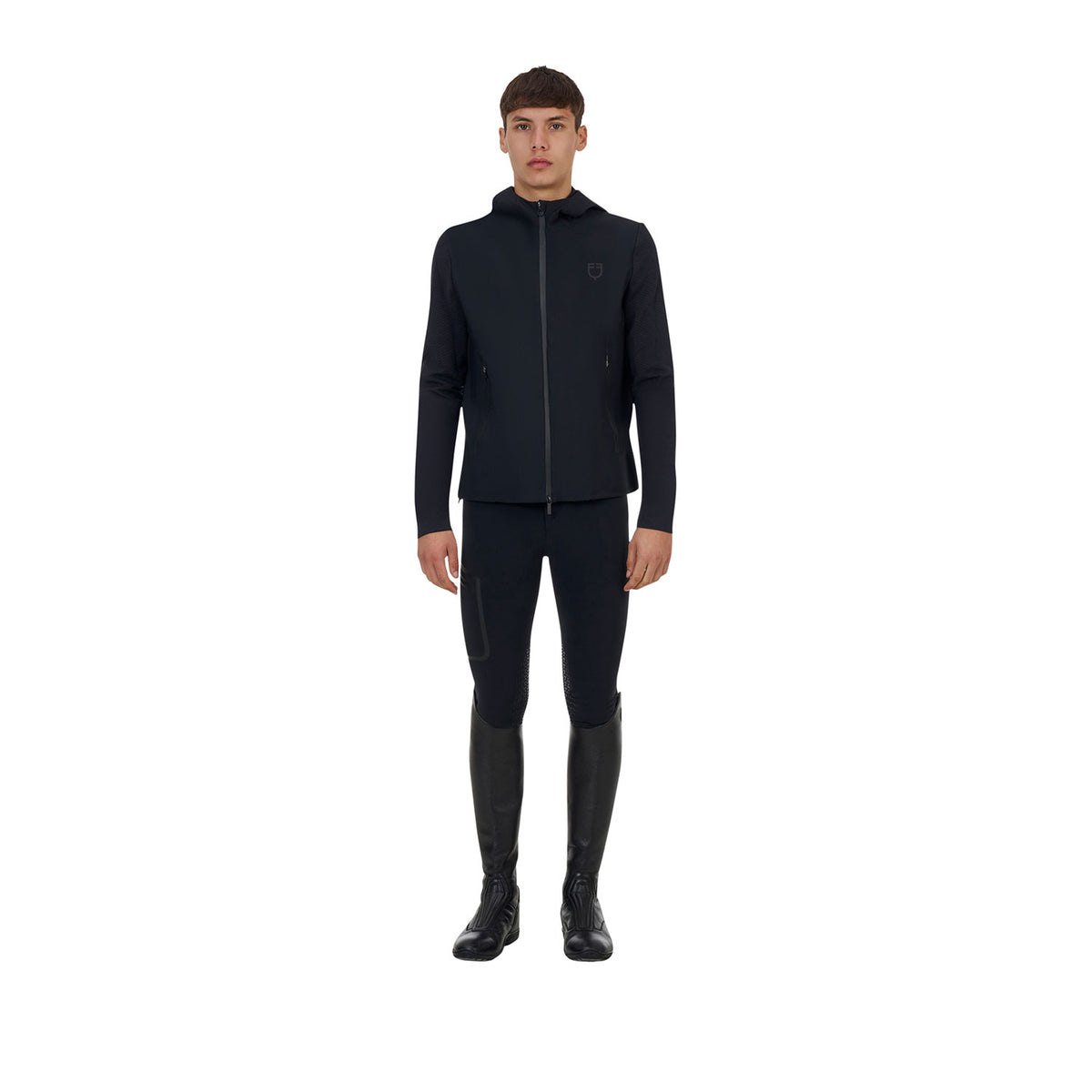 Equestro Felpa Tecnica Uomo Ridertechnology Cappuccio