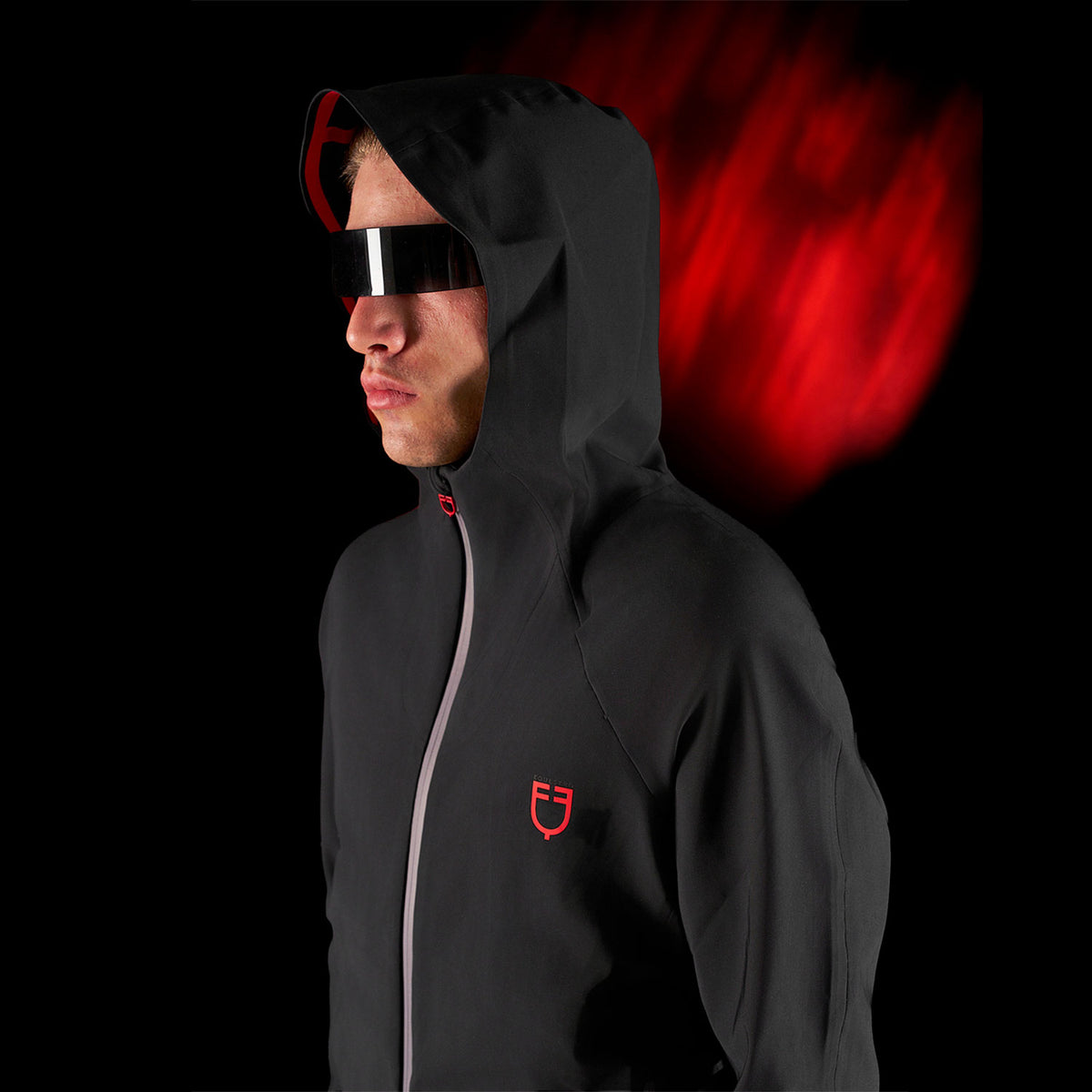 Equestro Felpa Tecnica Uomo Ridertechnology Cappuccio