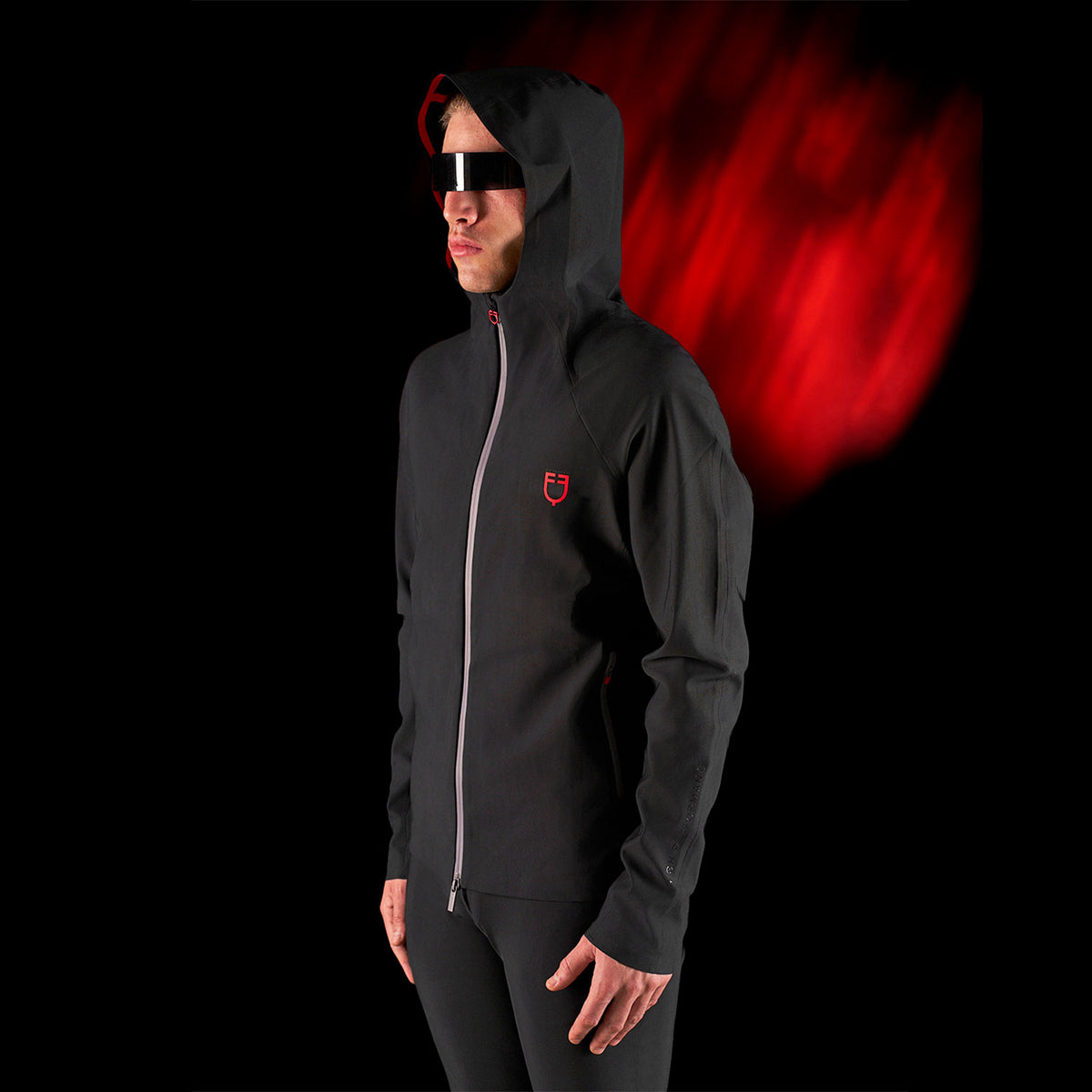 Equestro Felpa Tecnica Uomo Ridertechnology Cappuccio