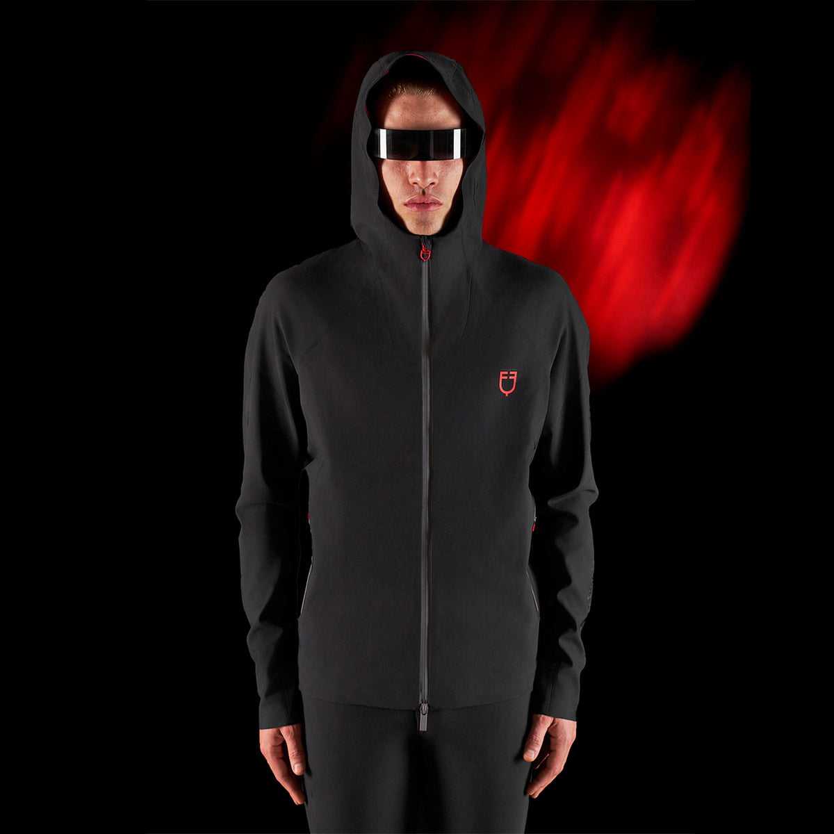 Equestro Felpa Tecnica Uomo Ridertechnology Cappuccio