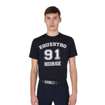 Equestro T Shirt Uomo Horse Club in Cotone