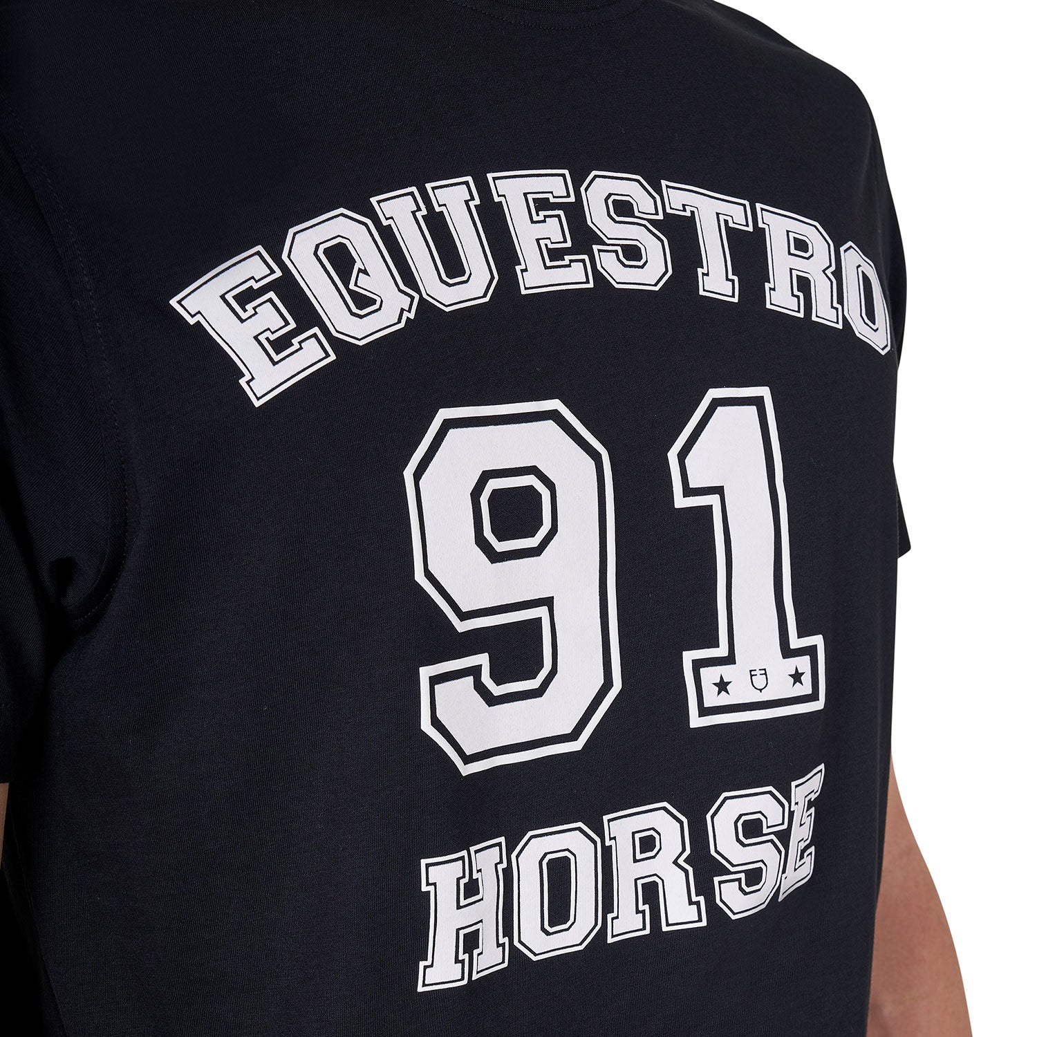 Equestro T Shirt Uomo Horse Club in Cotone