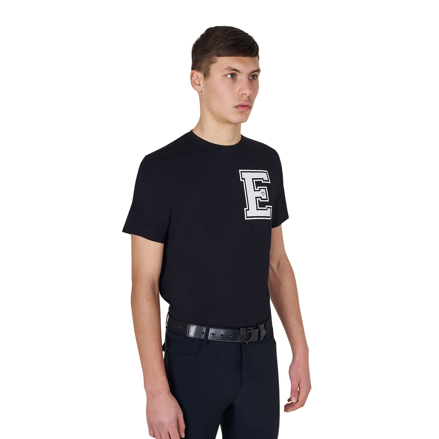Equestro T Shirt Uomo Monogram in Cotone