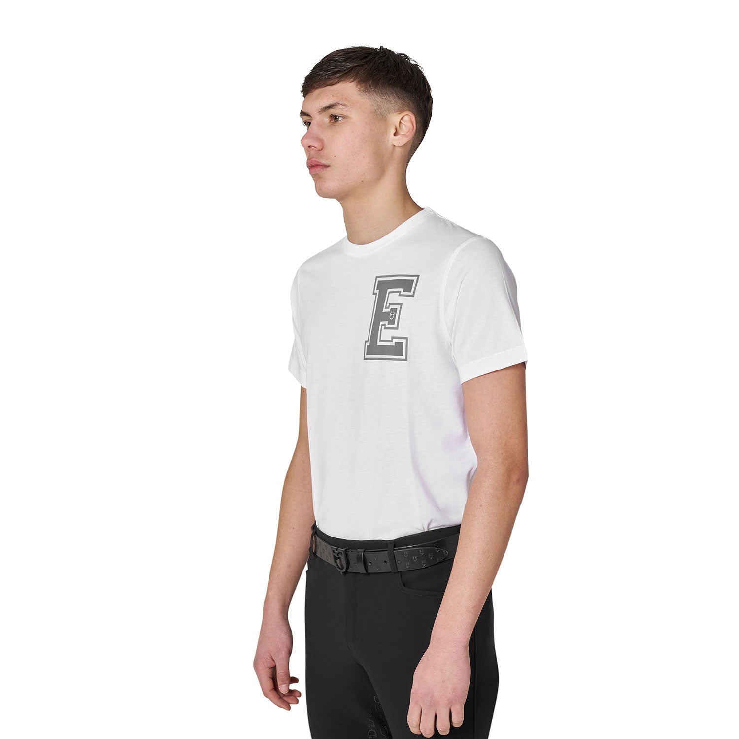 Equestro T Shirt Uomo Monogram in Cotone