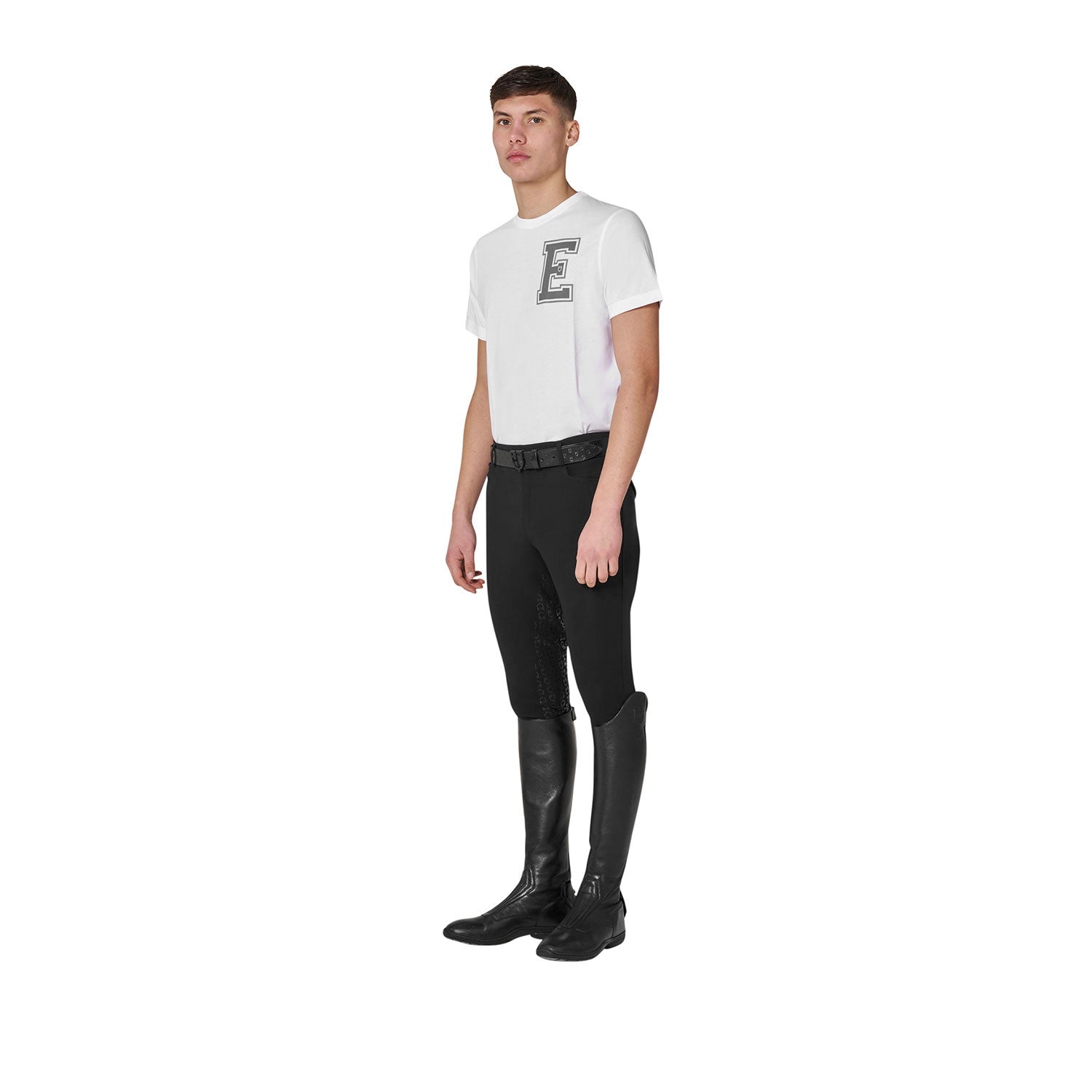 Equestro T Shirt Uomo Monogram in Cotone