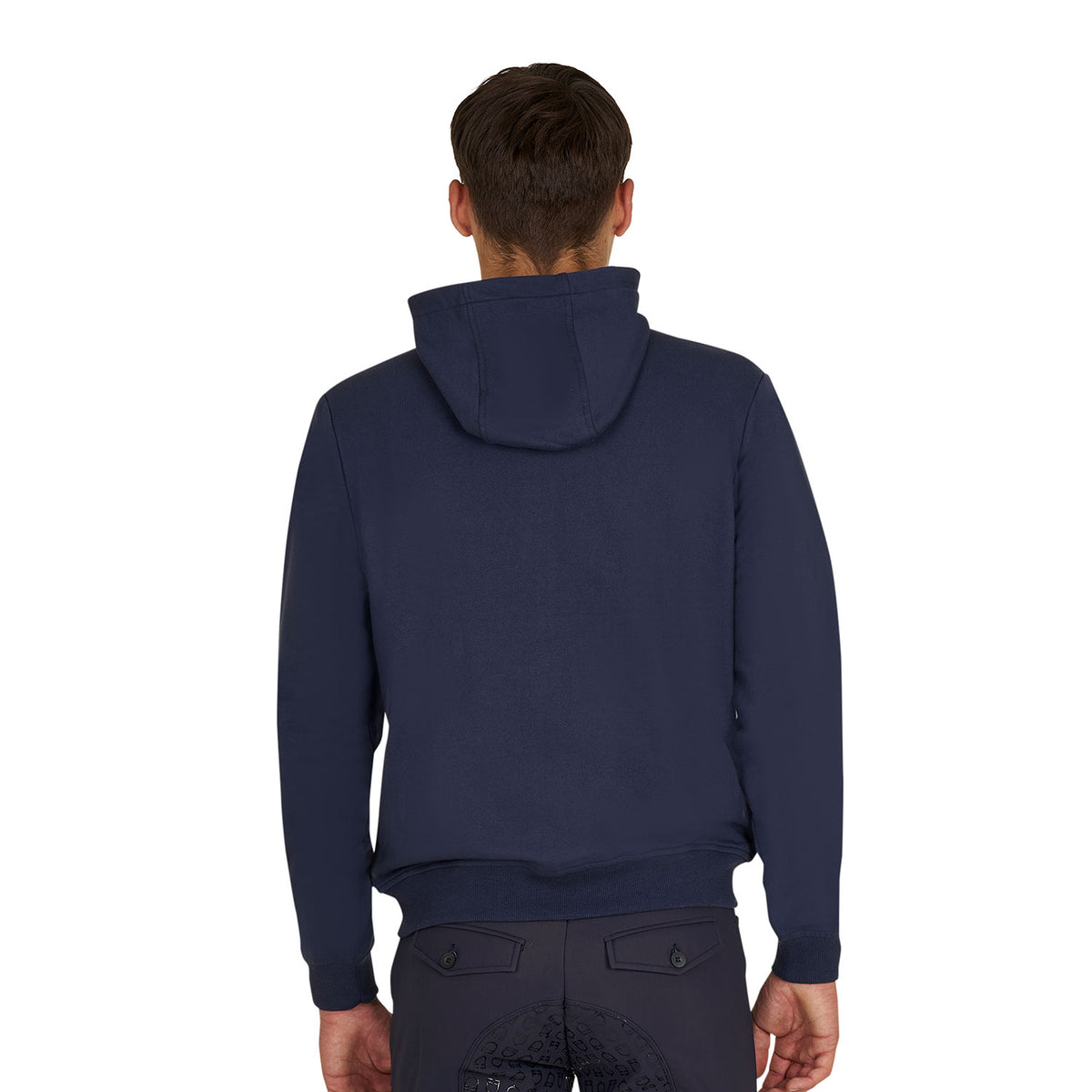 Equestro Felpa Uomo con Cappuccio Regolabile e Zip