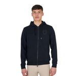 Equestro Felpa Uomo con Cappuccio Regolabile e Zip