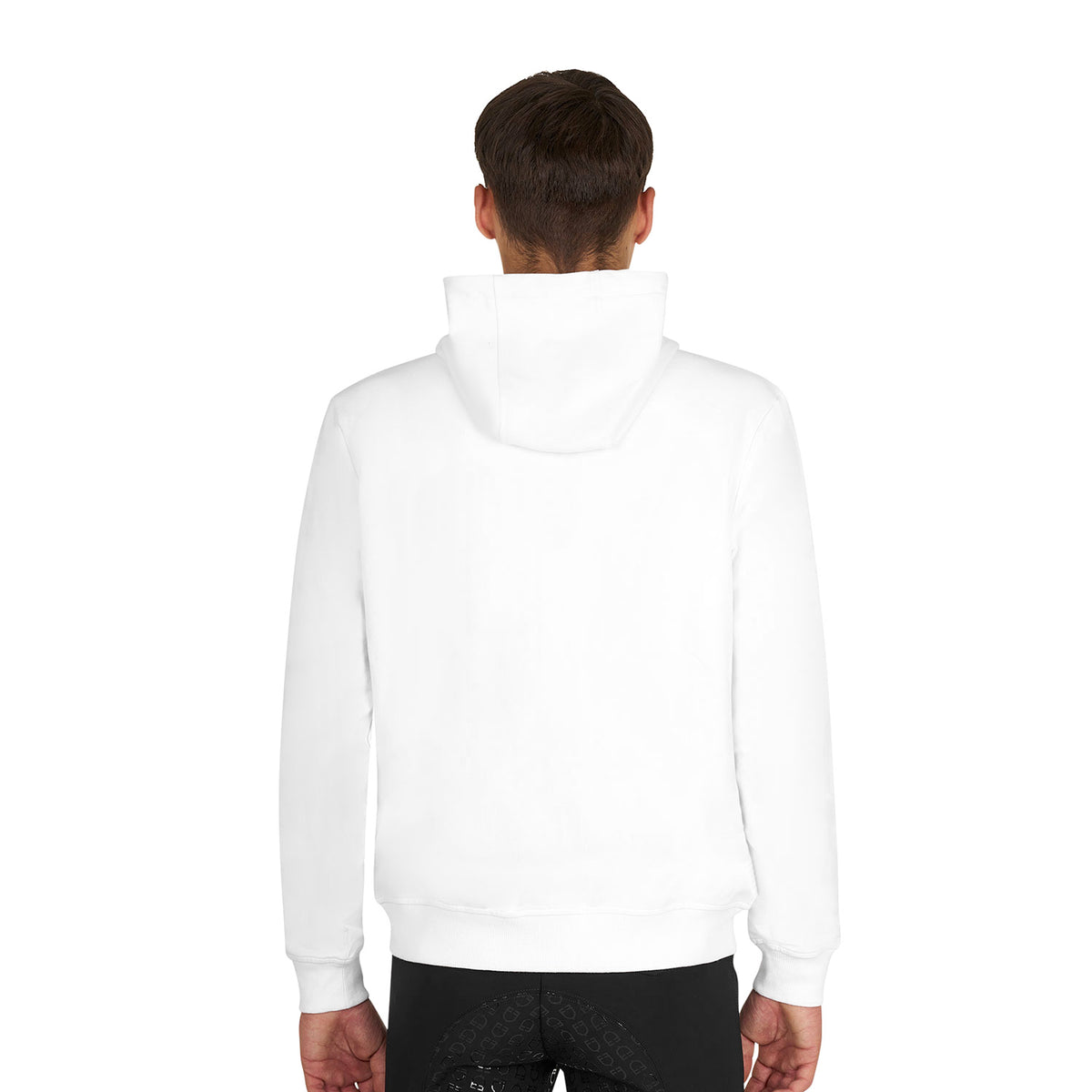 Equestro Felpa Uomo con Cappuccio Regolabile e Zip