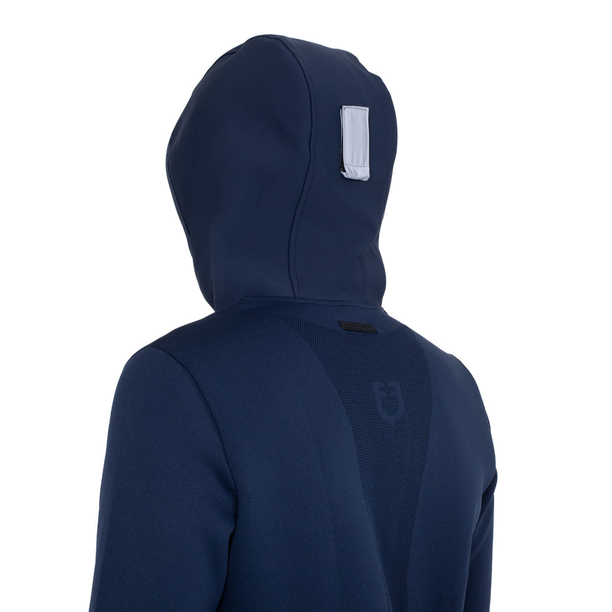 Equestro Felpa Tecnica Uomo con Cappuccio e Inserti Micro Mesh