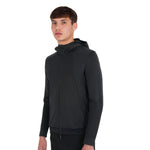 Equestro Felpa Tecnica Uomo con Cappuccio e Inserti Micro Mesh