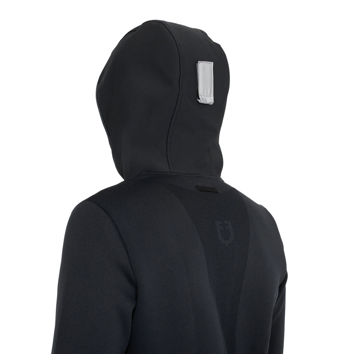 Equestro Felpa Tecnica Uomo con Cappuccio e Inserti Micro Mesh