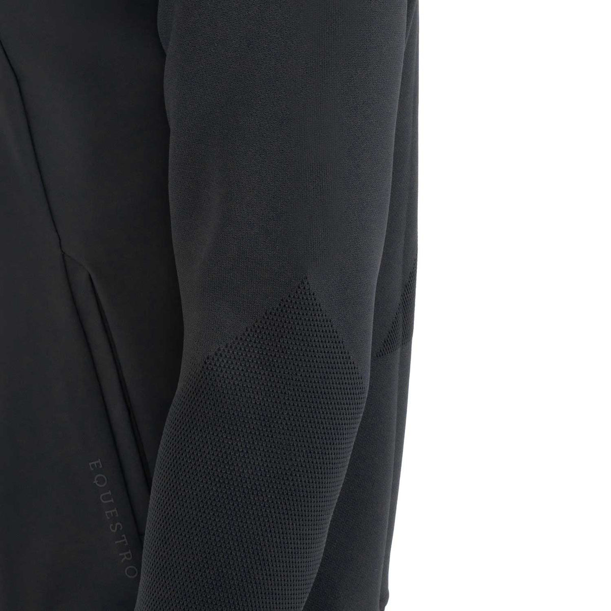 Equestro Felpa Tecnica Uomo con Cappuccio e Inserti Micro Mesh