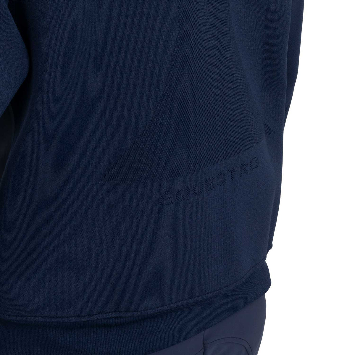 Equestro Felpa Tecnica Uomo Girocollo con Inserti Micro Mesh