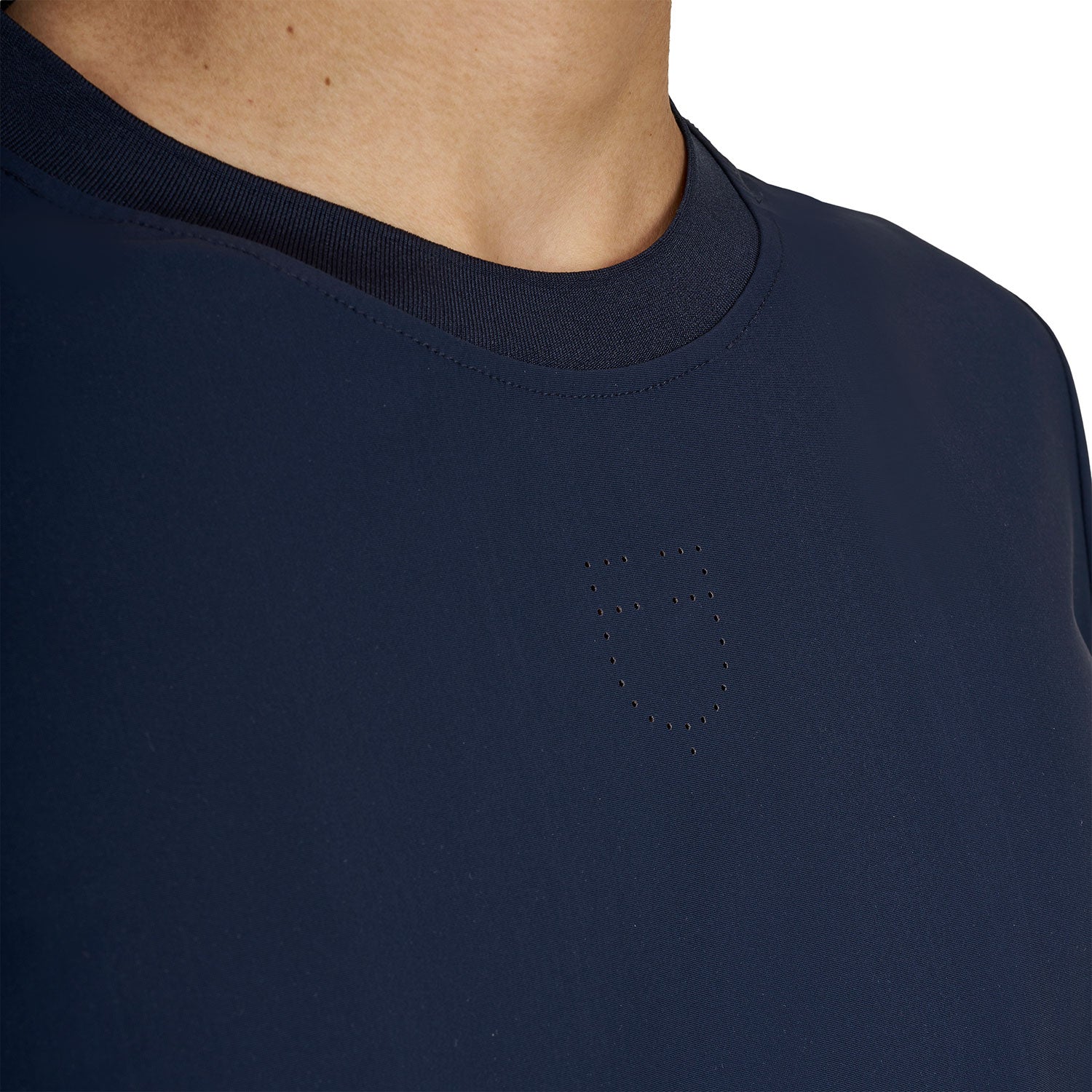 Equestro T Shirt Allenamento Uomo in Tessuto Tecnico con Microfori