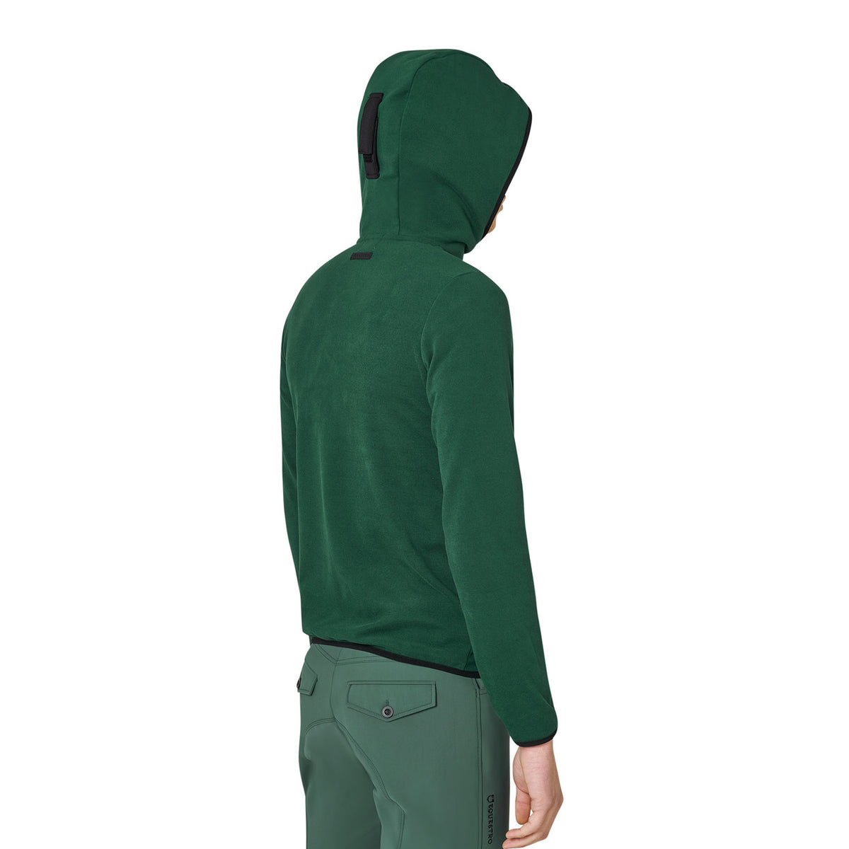 Equestro Felpa Uomo in Pile con Zip