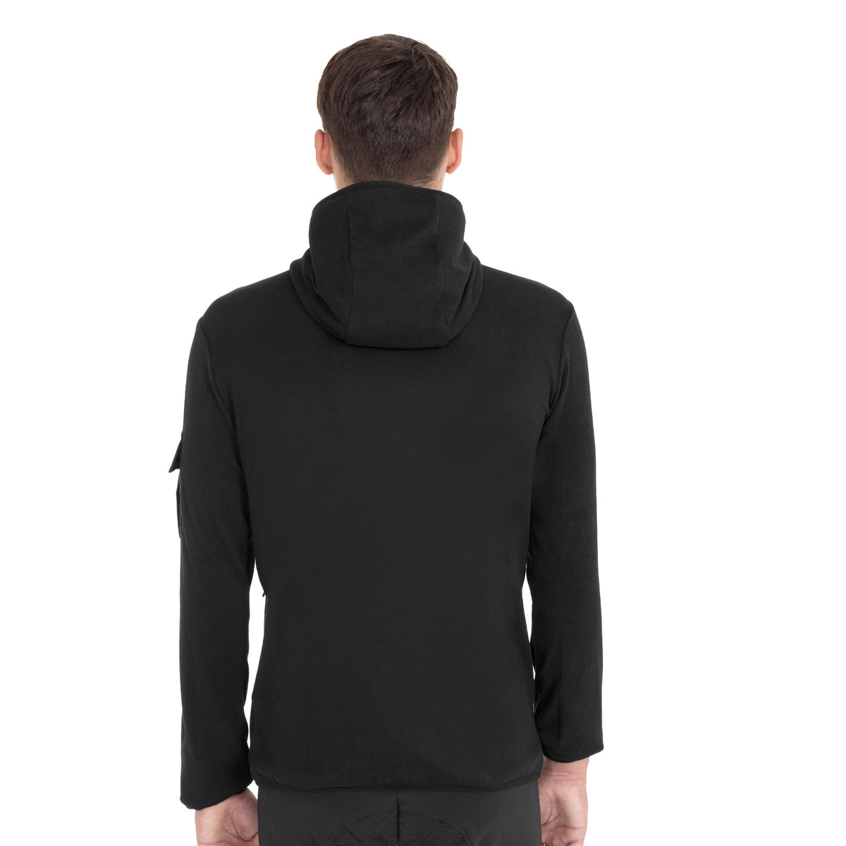 Equestro Felpa Uomo in Pile con Zip