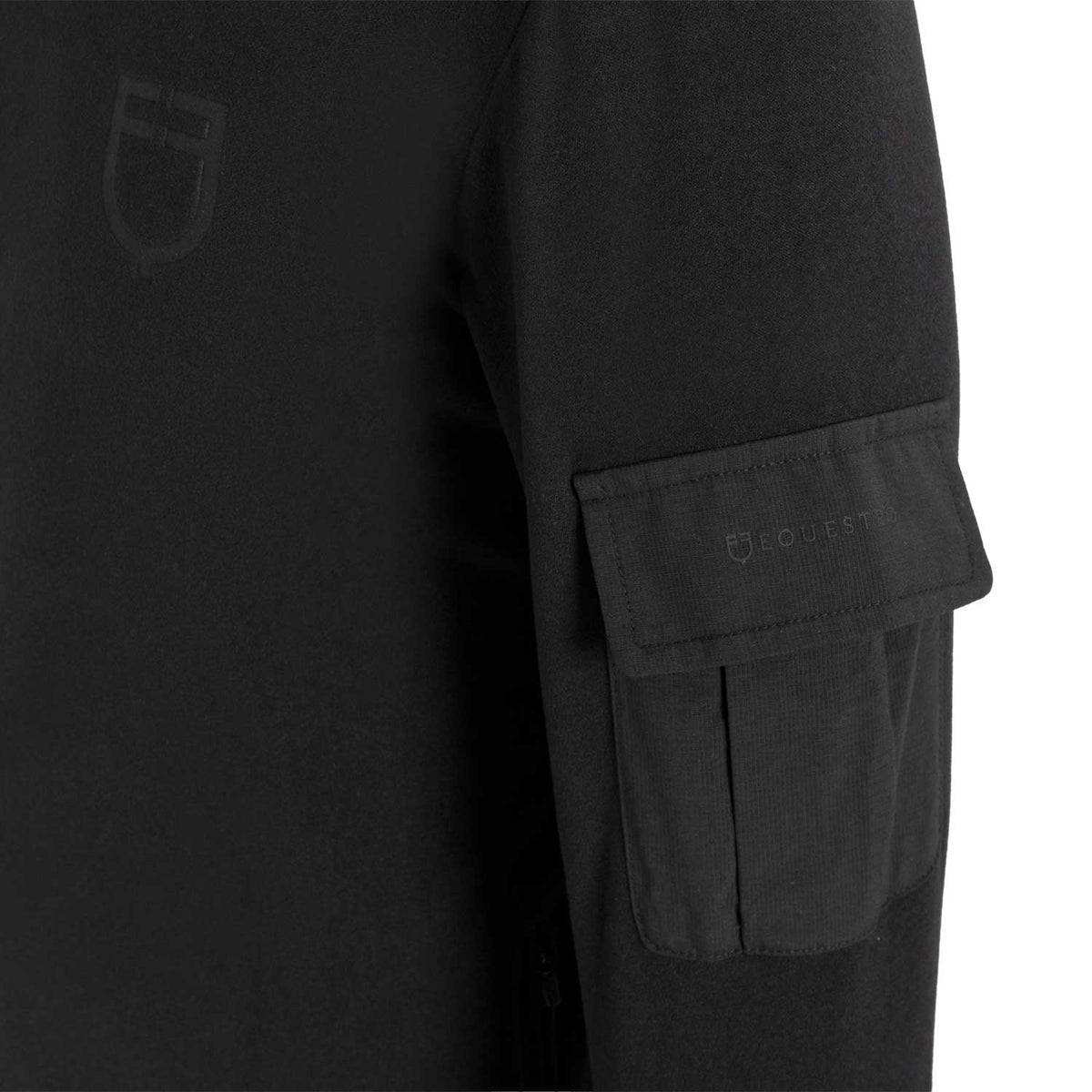 Equestro Felpa Uomo in Pile con Zip