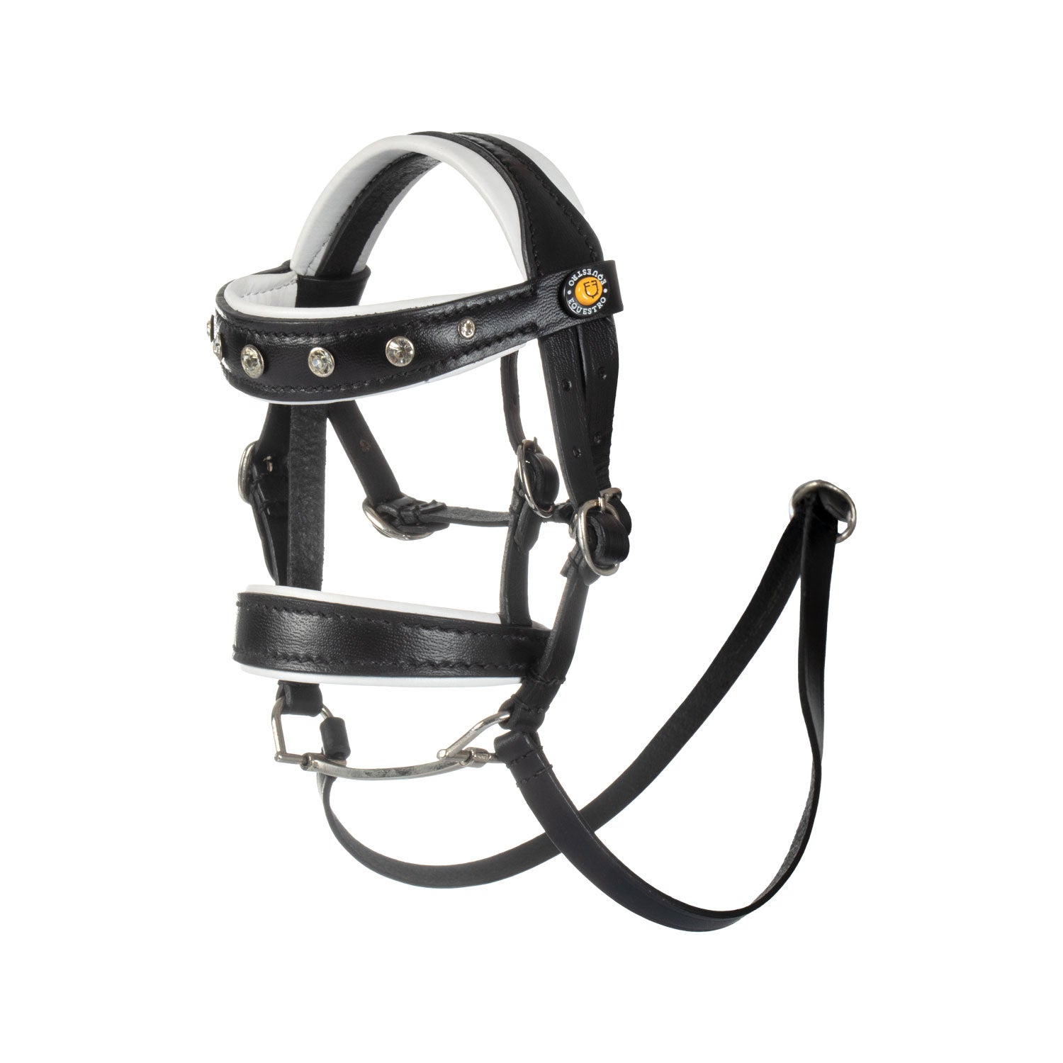 Equestro Briglia per Toy Horse Cuoio e Strass