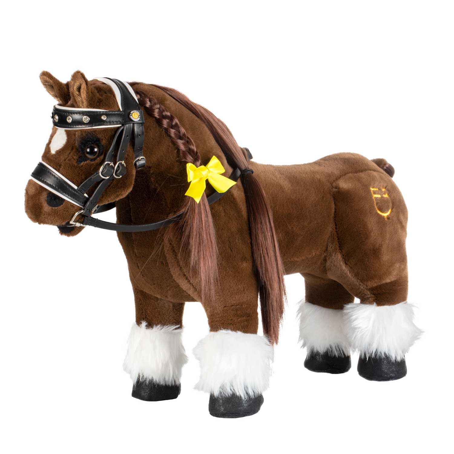 Equestro Briglia per Toy Horse Cuoio e Strass