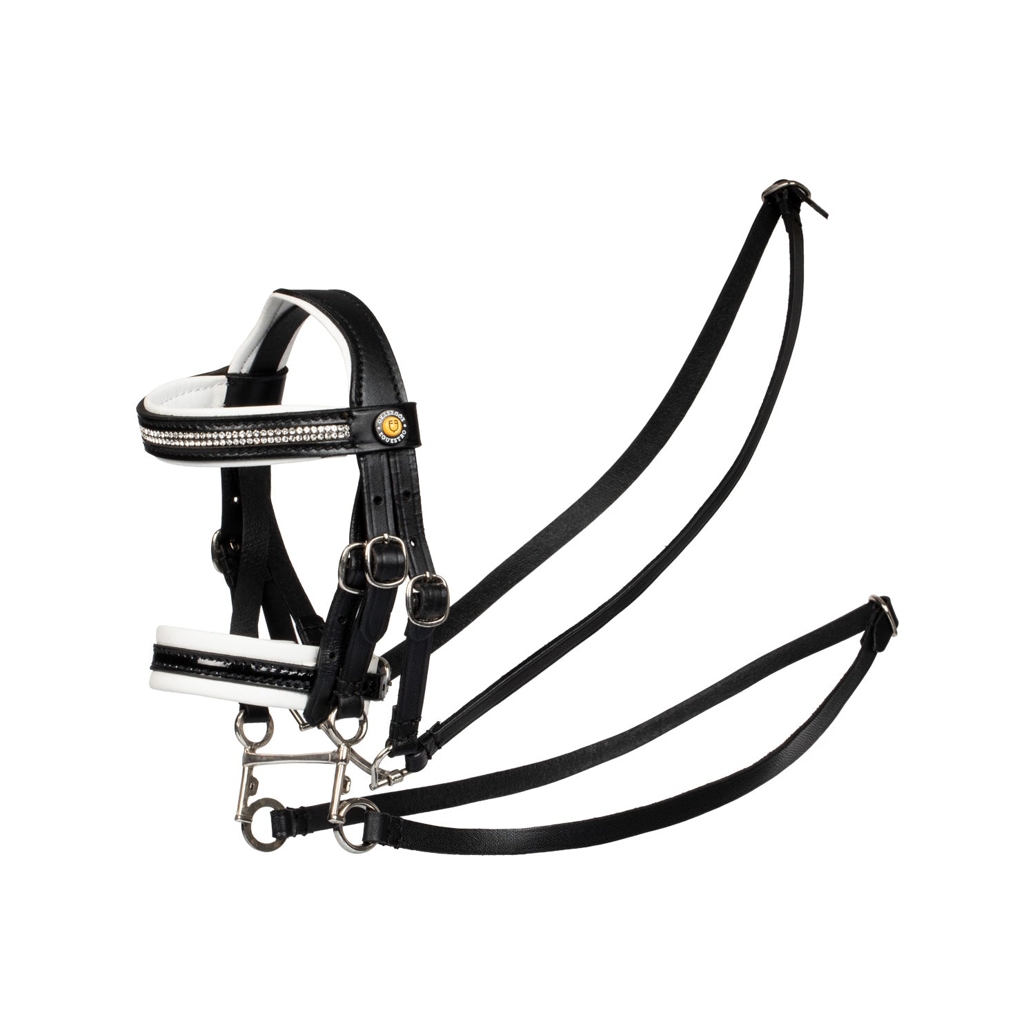 Equestro Briglia per Giocattolo con Imbottitura Bianca Rock Sheet Cavallo