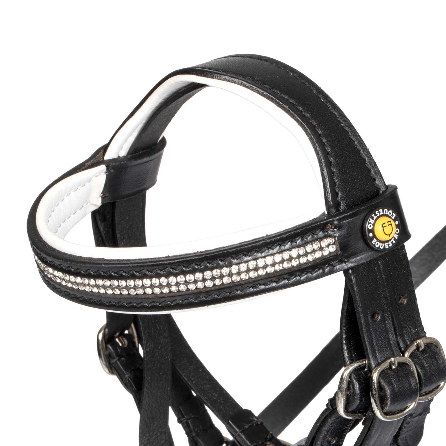 Equestro Briglia per Giocattolo con Imbottitura Bianca Rock Sheet Cavallo