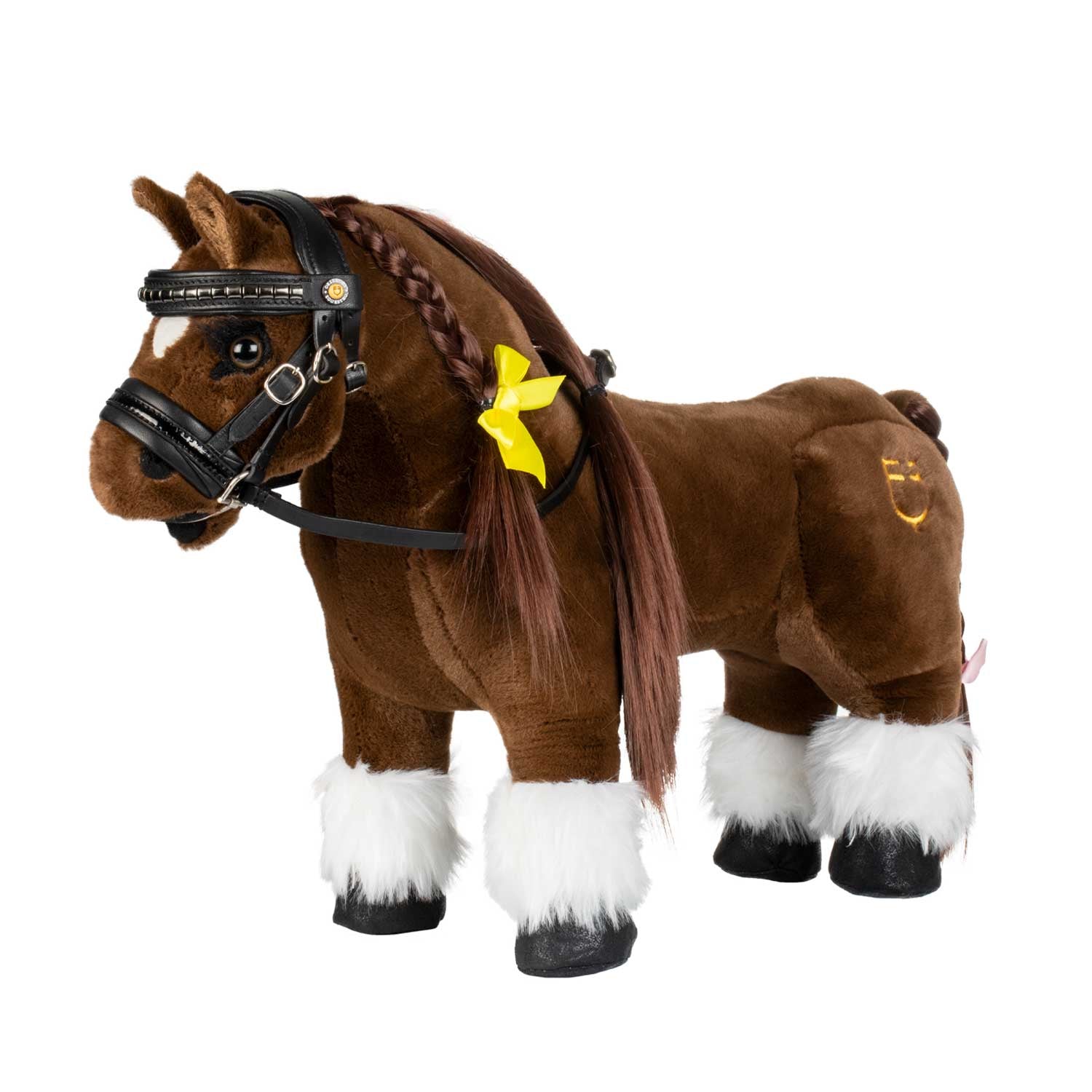 Equestro Briglia per Toy Horse Cuoio e Clincher Argento