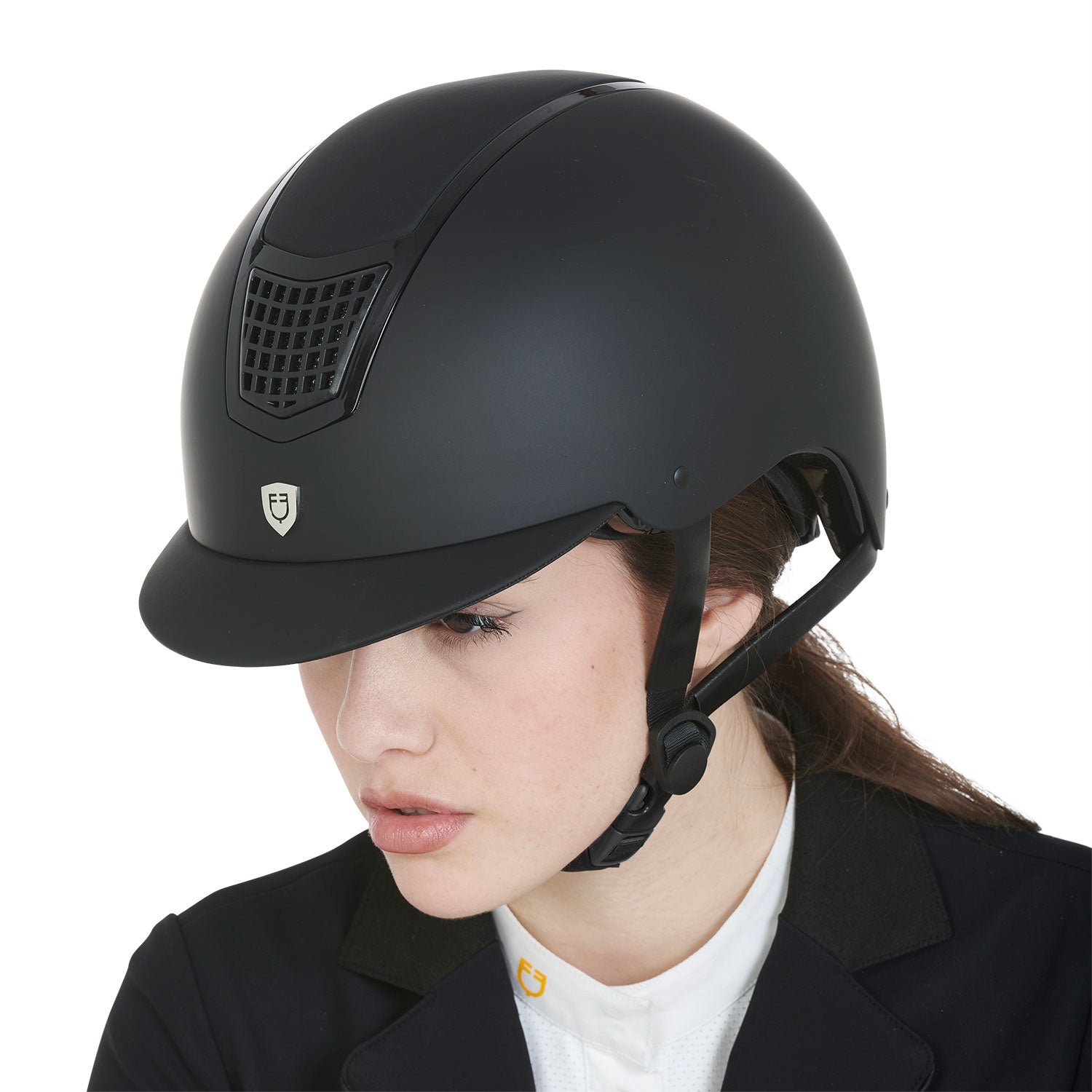 Equestro Cap Ultra Light Frame Lucido Omologazione En
