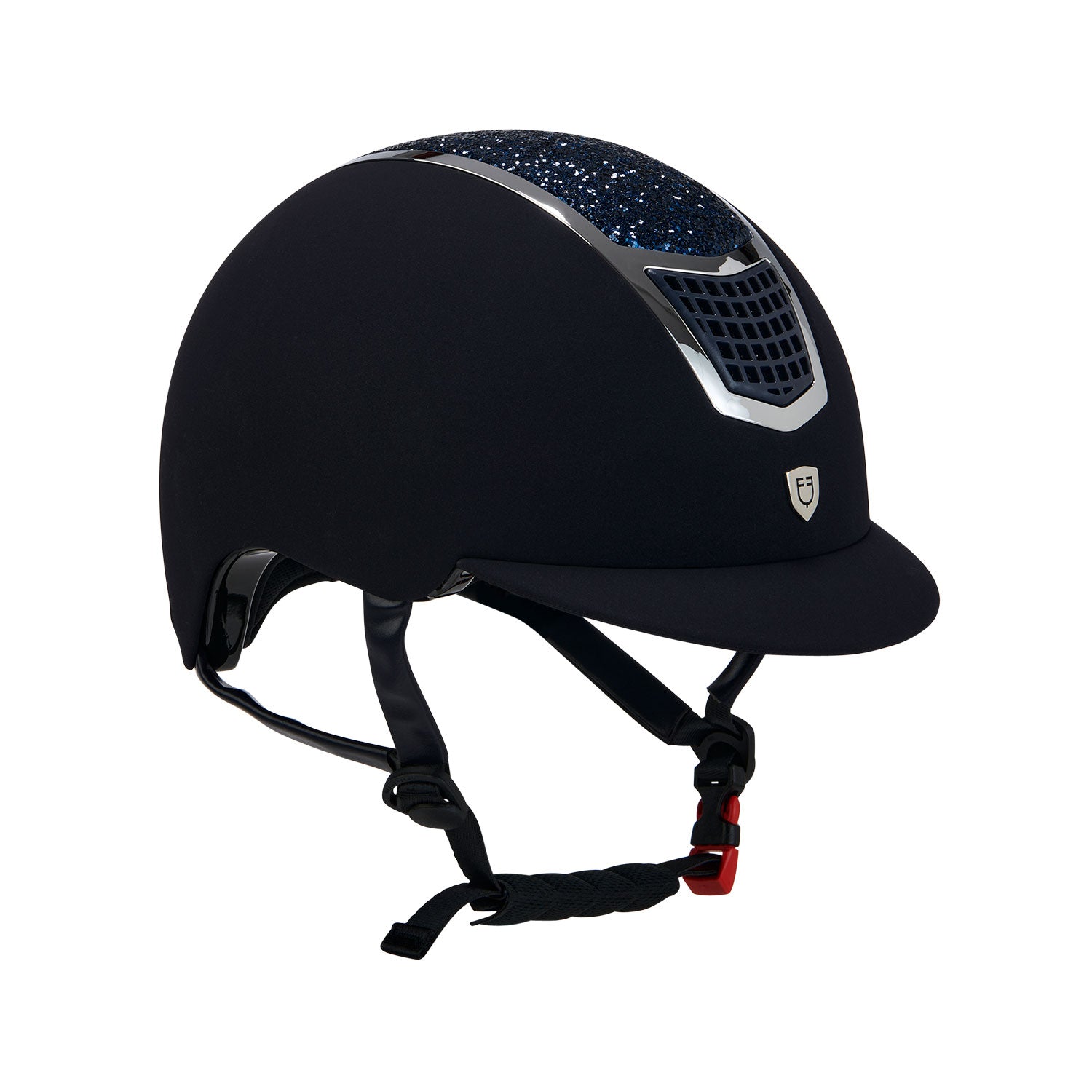 Equestro Cap Ultra Light in Velluto con Strass
