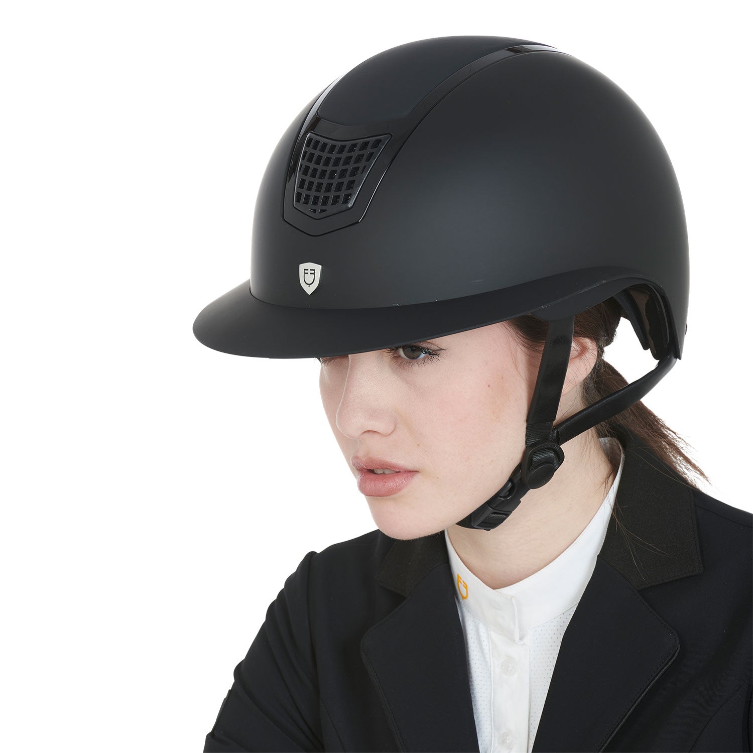 Equestro Cap Ultra Light in Plastica Opaca Resistente Omologazione En