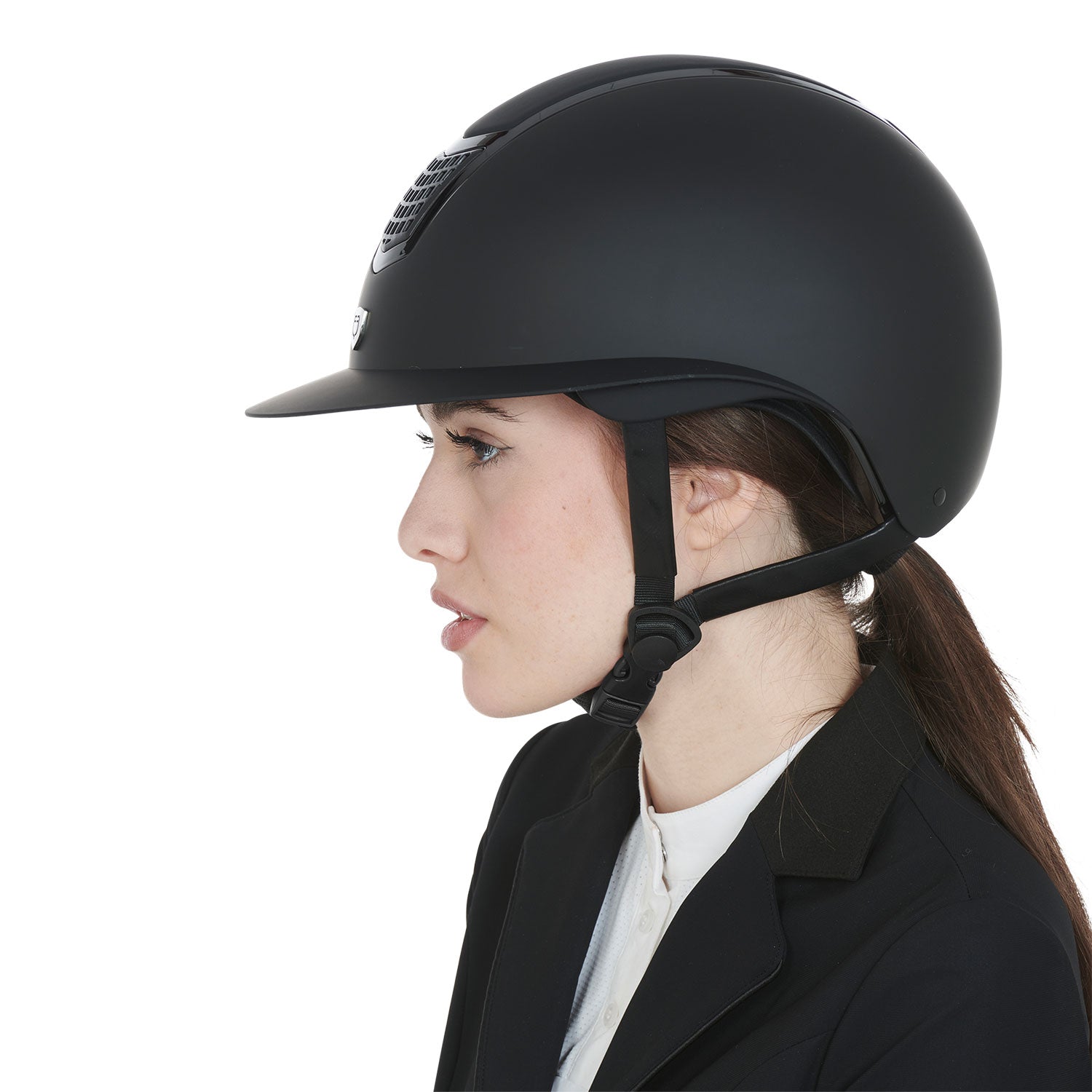 Equestro Cap Ultra Light in Plastica Opaca Resistente Omologazione En