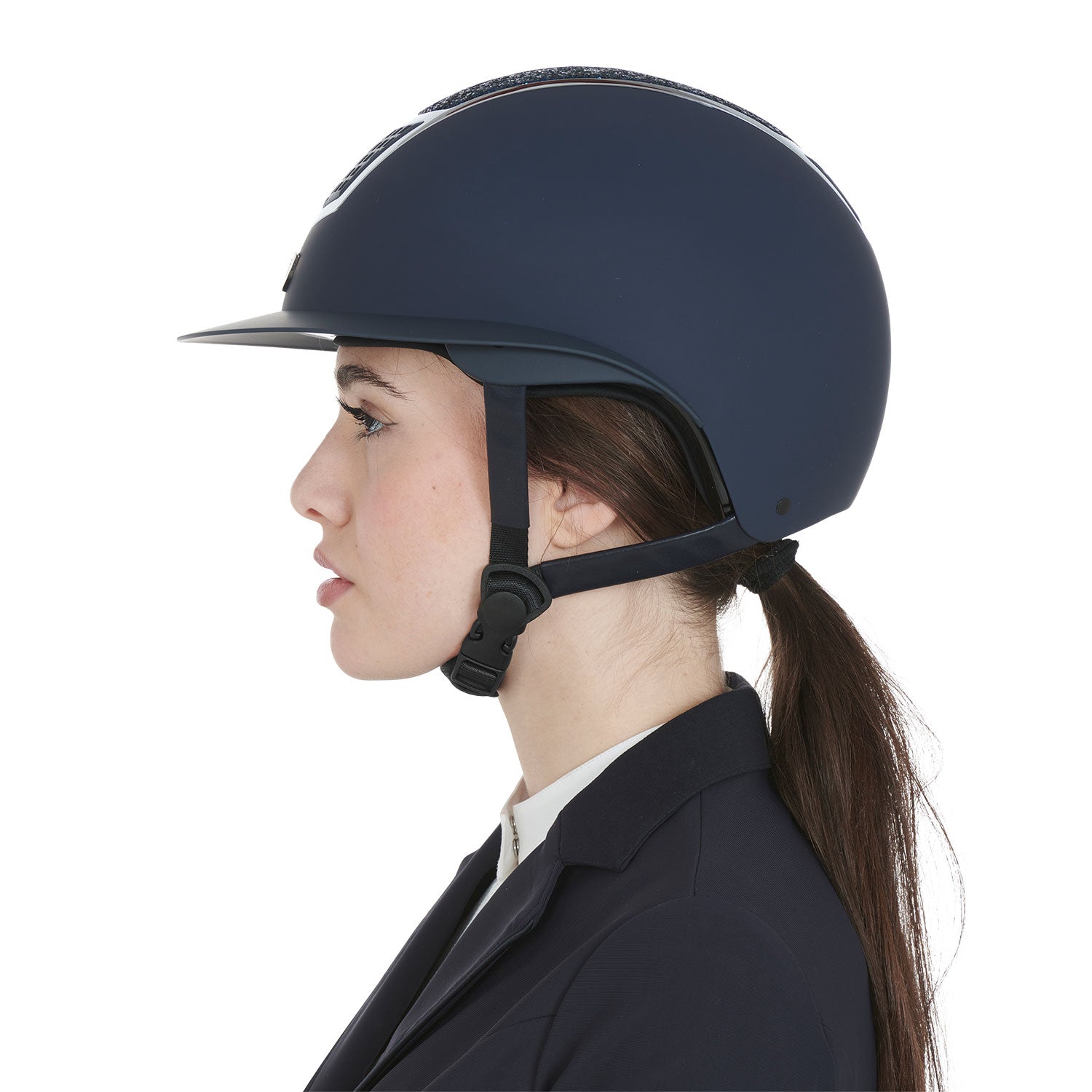 Equestro Cap con Brillantini e Visiera Larga