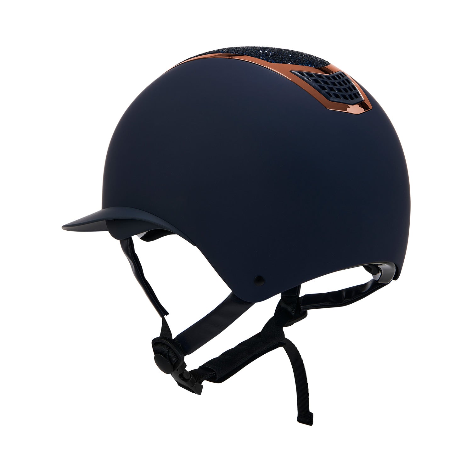 Equestro Cap con Brillantini e Visiera Larga Omologazione En