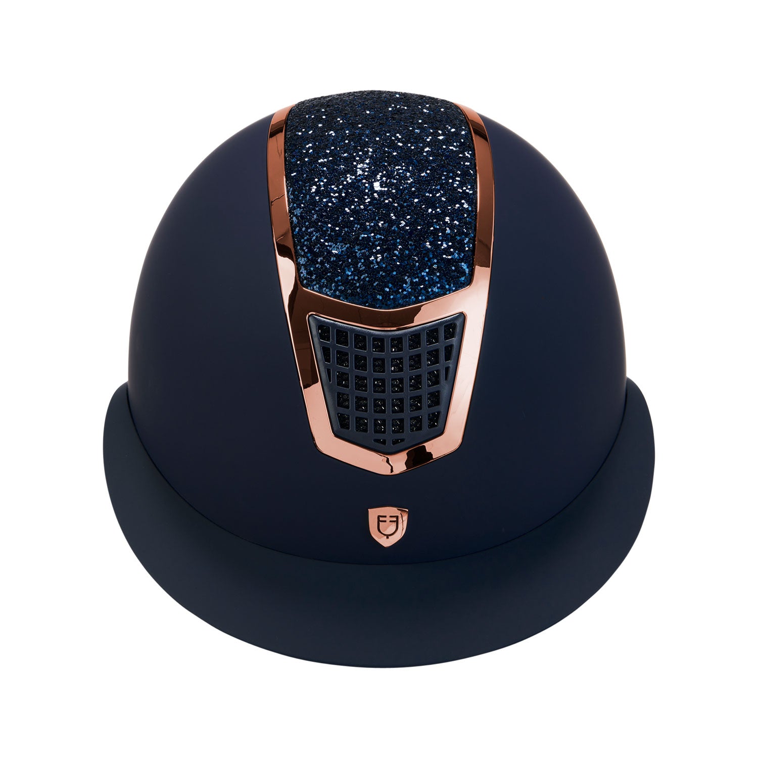 Equestro Cap con Brillantini e Visiera Larga Omologazione En