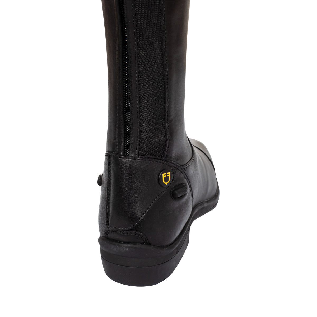 Equestro Stivali Unisex con Inserto Multilogo