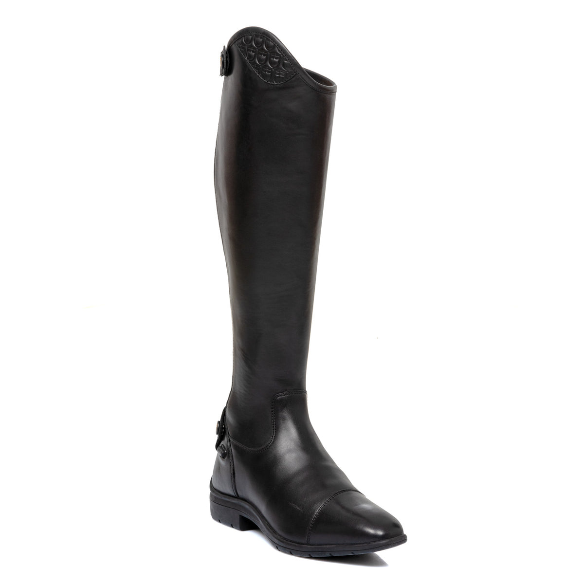 Equestro Stivali Unisex con Inserto Multilogo