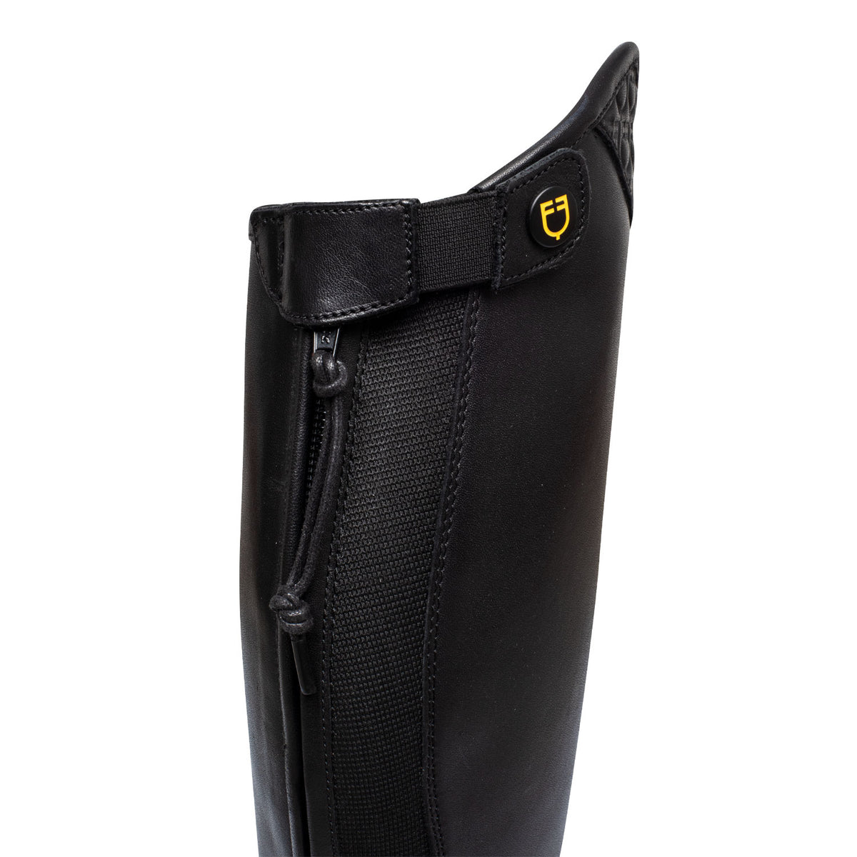 Equestro Stivali Unisex con Lacci e Inserto Multilogo