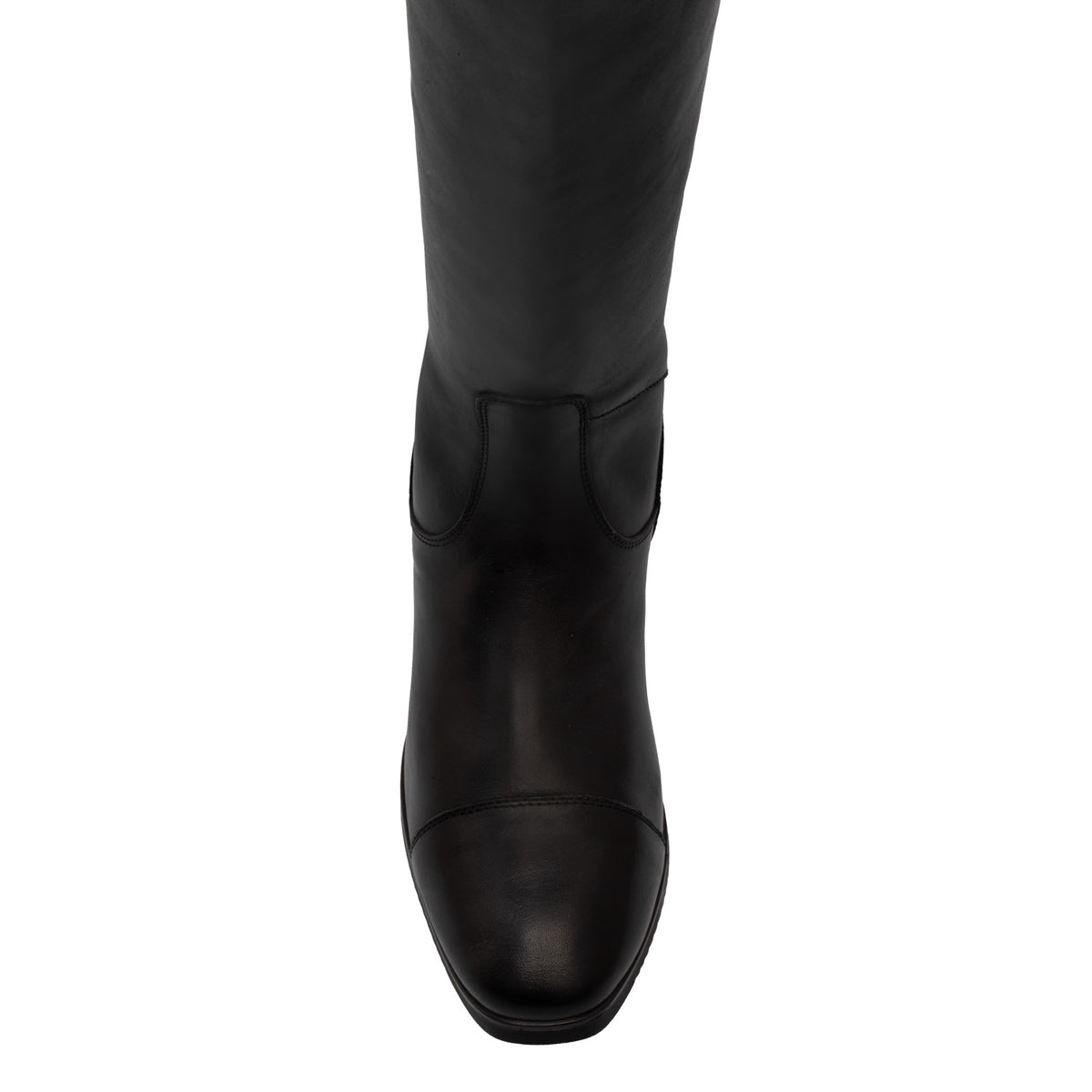 Equestro Stivali Neptune Unisex in Pelle con Zip Posteriore