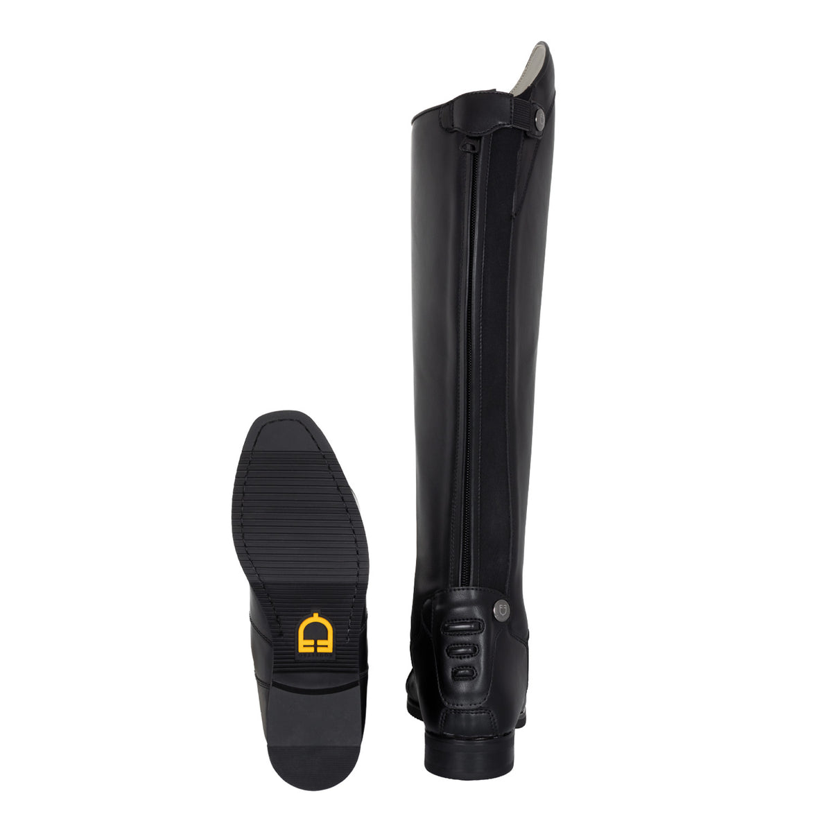 Equestro Stivali Nemesis Unisex Senza Lacci con Zip Posteriore