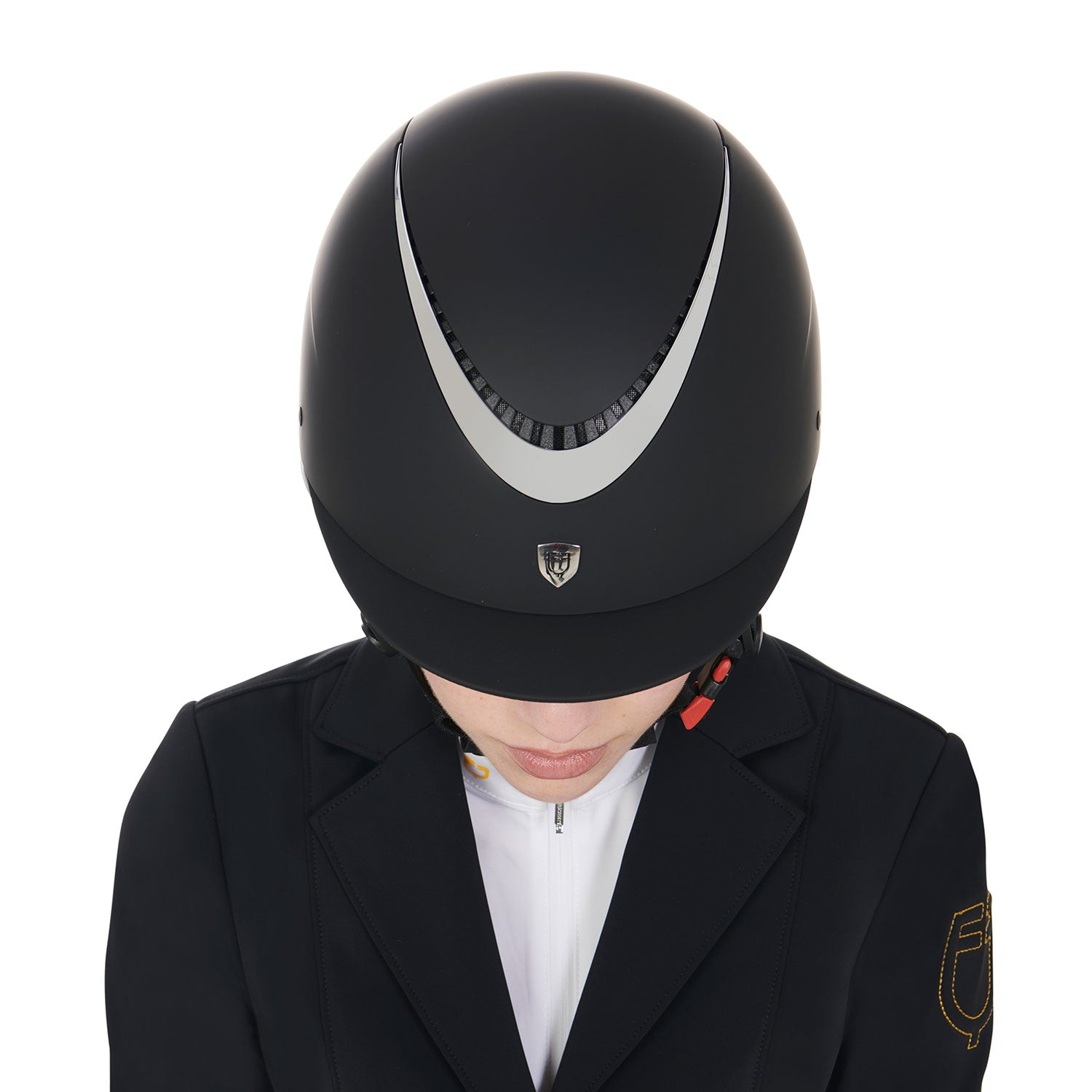 Equestro Cap Unisex con Frame Lucido Omologazione En