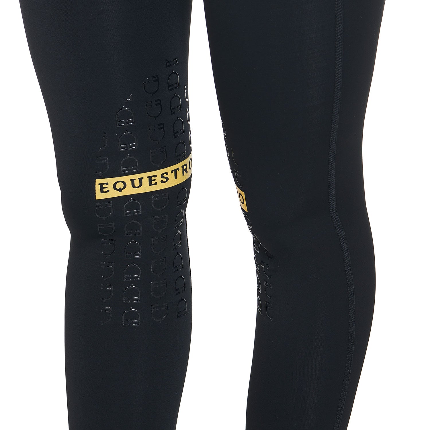 Equestro Leggings Donna Slim Fit Tessuto Elasticizzato