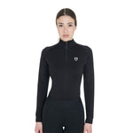 Base layer donna slim fit in tessuto tecnico Scuderia Equestro